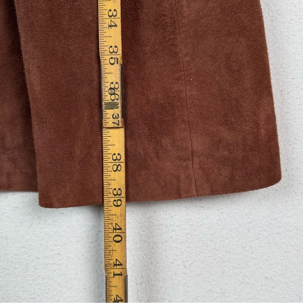 Elizabeth and James Long Suede 100% Real Leather Jacket Size XS‎ - Picture 11 of 11